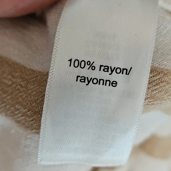 Maurices Rayon Blouse With Ruffled Sleeved And Open Back - Picture 8 of 9